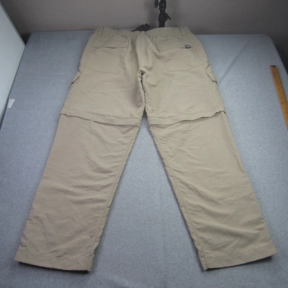 The North Face Pants Mens XXL Khaki Tan Convertible Nylon Zip‎ Ankle Hiking